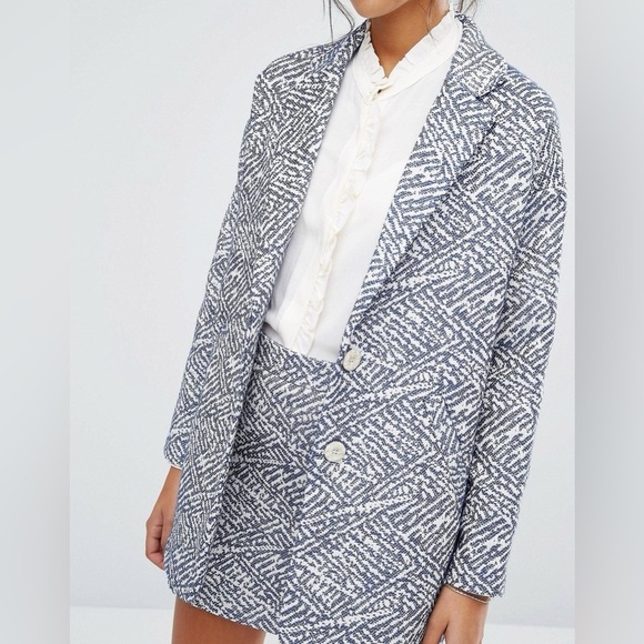 Suncoo Printed Blazer Jacket Size XS Academia - Picture 16 of 16